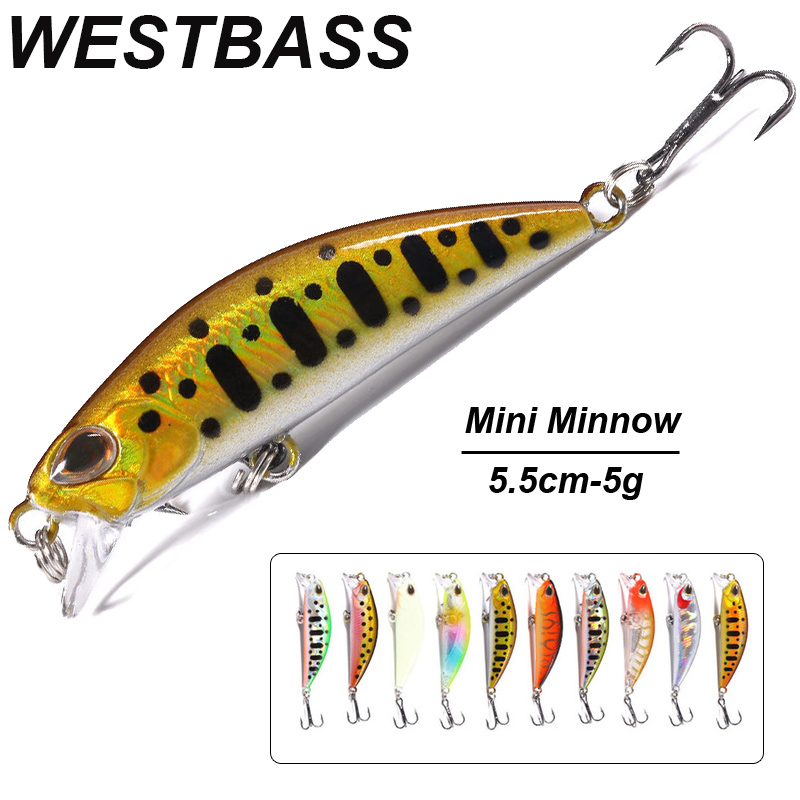 WESTBASS 1PX Micro Minnow Lure - огляд і ціна Fishing Lure Crankbait