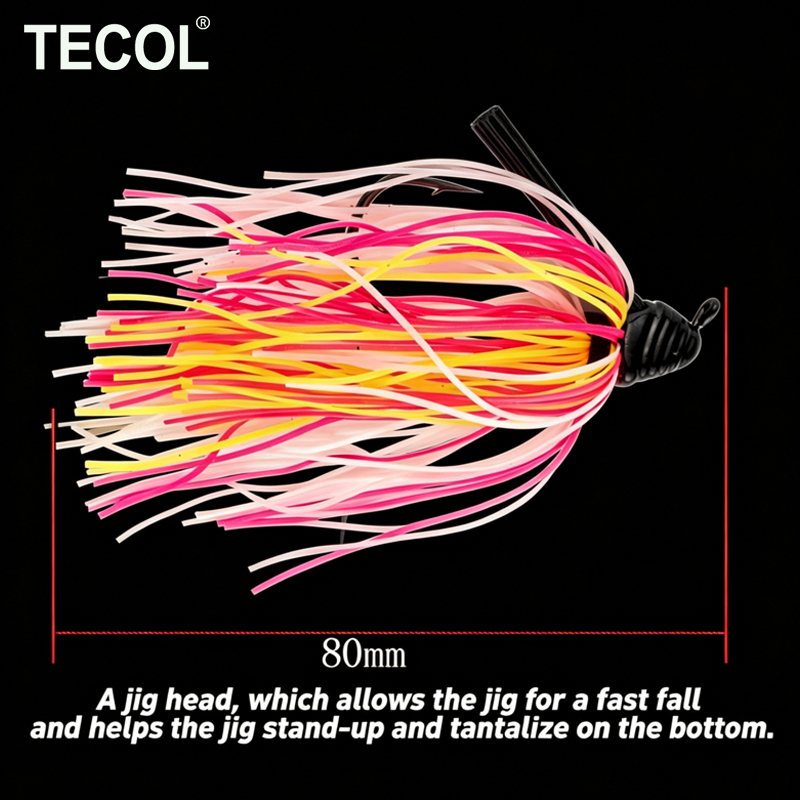 TECOL 10G Rubber Jig Silicone  - огляд і ціна Fishing Lure Buzzbait