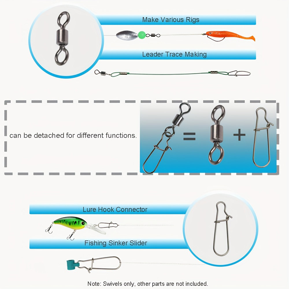 95/210 PCS Set Fishing Connect - огляд і ціна Fishing Lure Making Kit