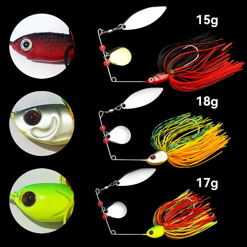 Bazooka 15g 18g Spinnerbait Fi - огляд і ціна Fishing Lure Spinnerbait