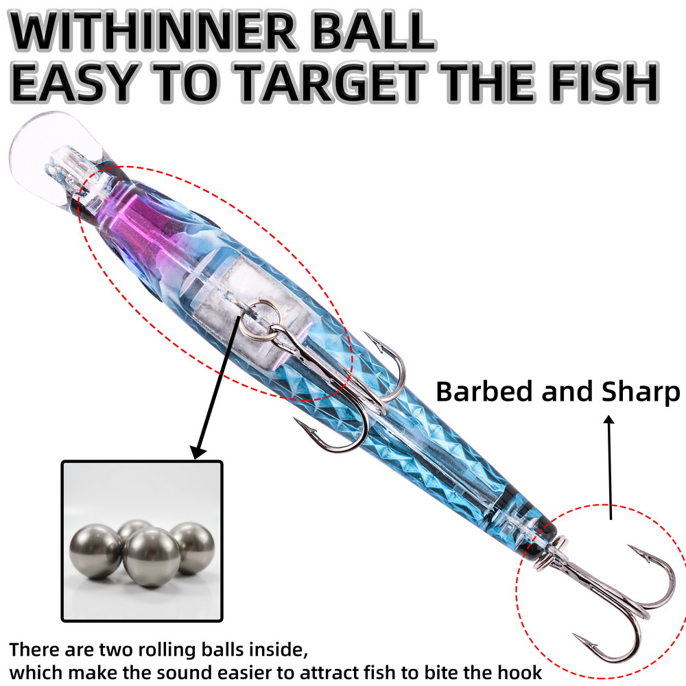 1pcs Laser Fishing Lure 9cm/9g - огляд і ціна Fishing Lure Crankbait