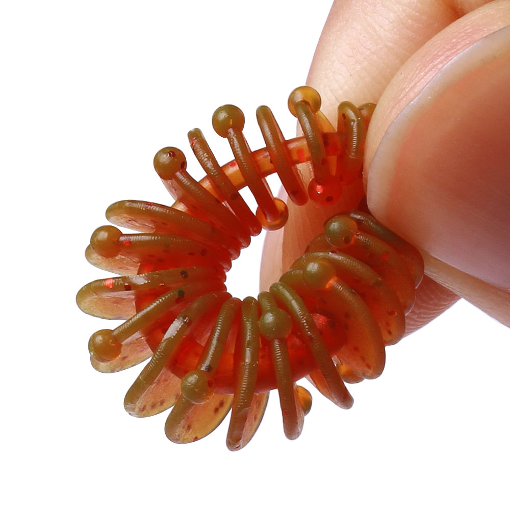 20pcs 6cm 1.1g Ribbed Soft Bai - огляд і ціна Fishing Lure Spinnerbait