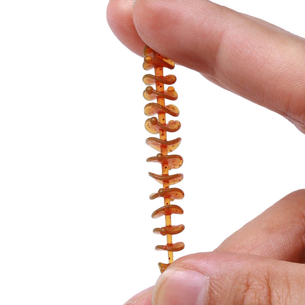 20pcs 6cm 1.1g Ribbed Soft Bai - огляд і ціна Fishing Lure Spinnerbait