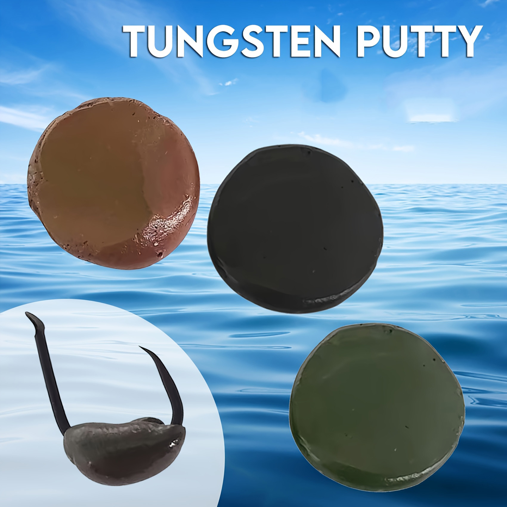 Tungsten Putty 0.5oz(15g) Tika - огляд і ціна Fishing Lure Accessories
