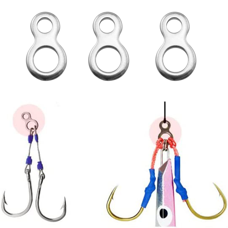 10-50Pcs Stainless Steel Fishi - огляд і ціна Fishing Lure Accessories