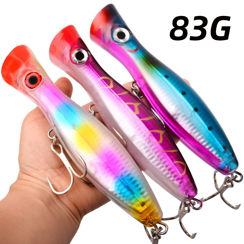 1pc 43g/83g Big Popper Floatin - огляд і ціна Fishing Lure Popper