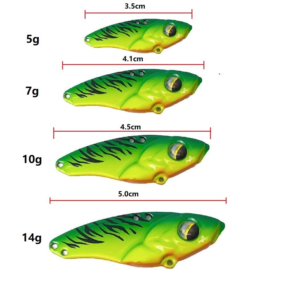 1Pcs Metal VIB Spinner Fishing - огляд і ціна Fishing Lure Spinner