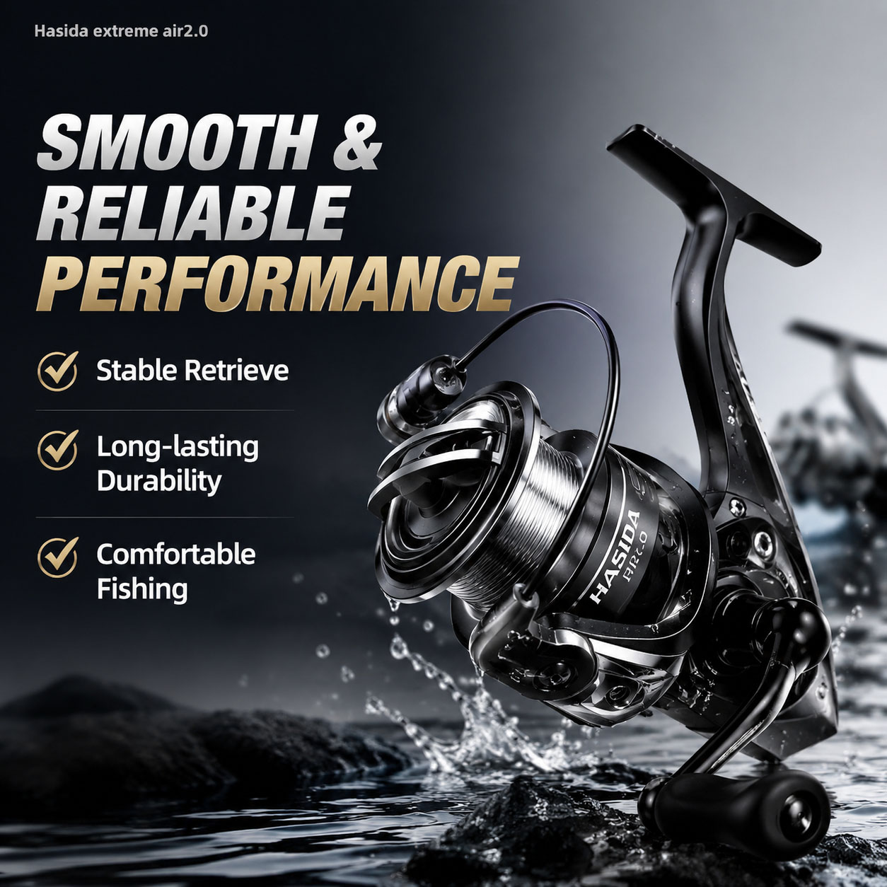 HASIDA AULA Air Spinning Reel  - огляд і ціна Abu Garcia Reel Max