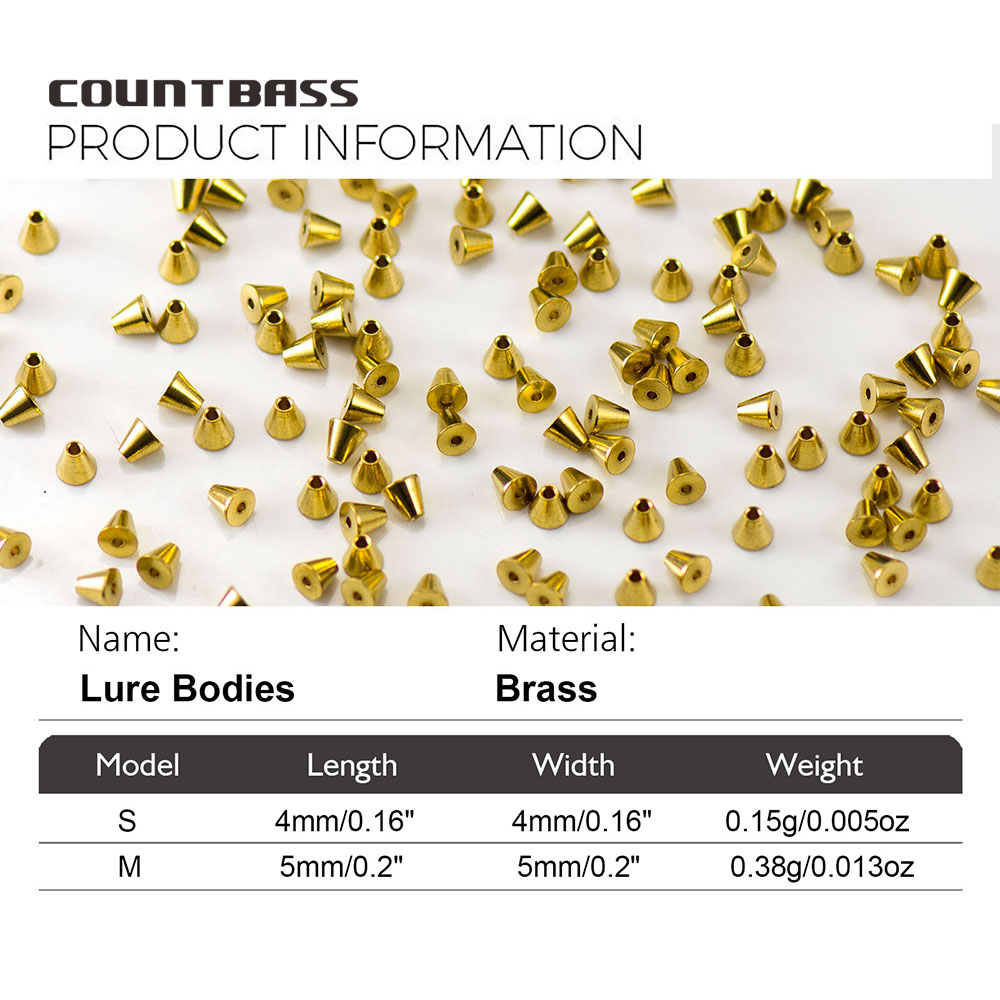 Countbass 10pcs Solid Brass Co - огляд і ціна Fishing Lure Buzzbait