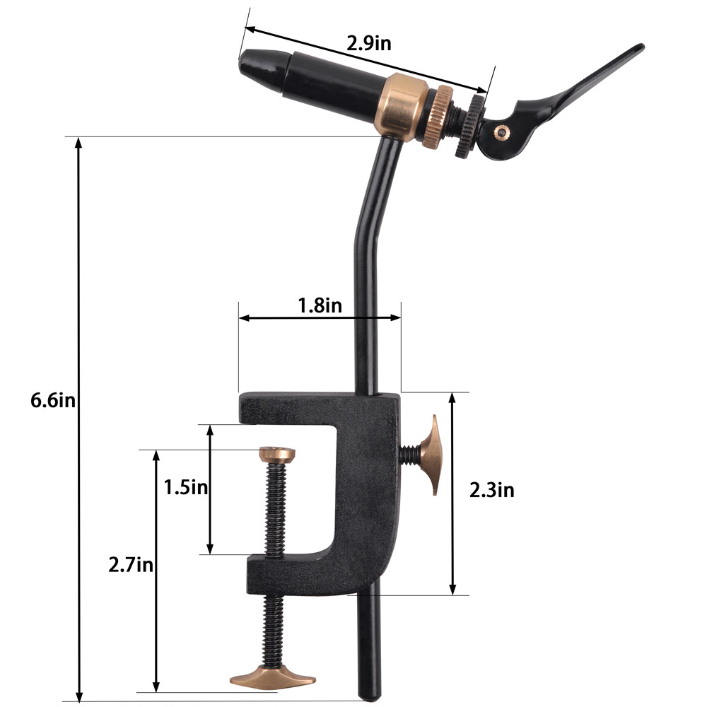 Rotary Fly Tying Vise Tool Saf - огляд і ціна Fishing Lure Kit