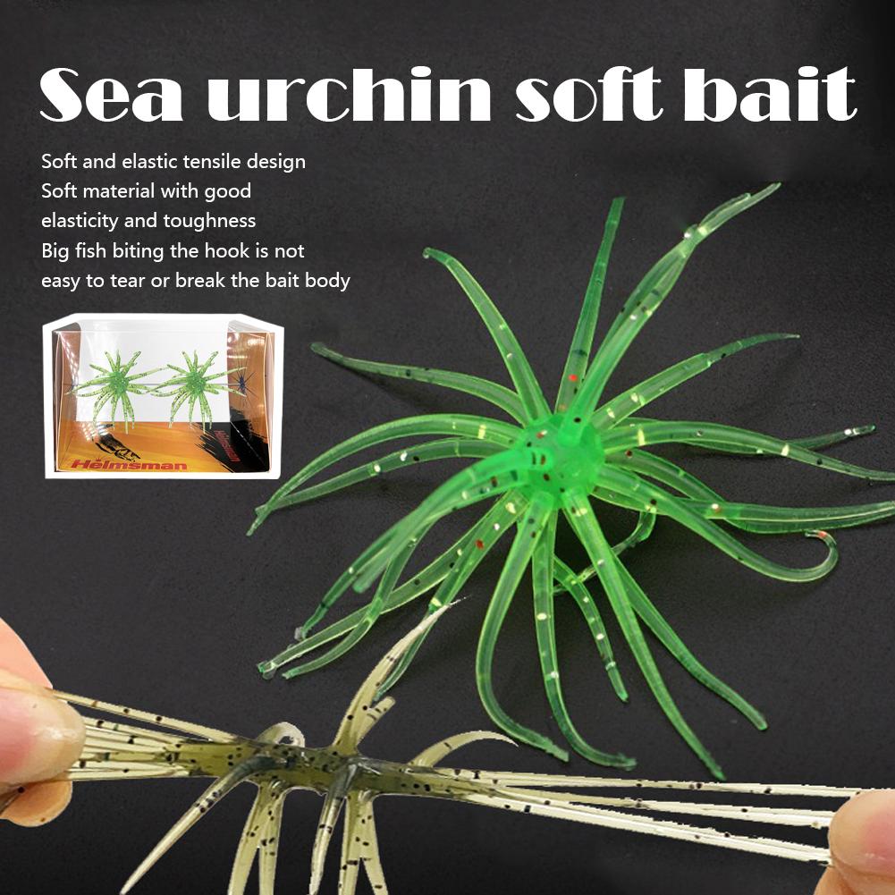 Floating TPR Sea Urchin Spiky  - огляд і ціна Fishing Lure Spinnerbait