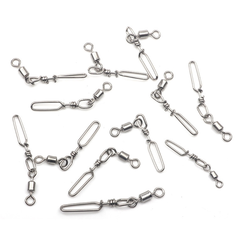10Pcs Stainless Steel Quick Sn - огляд і ціна Fishing Lure Kit