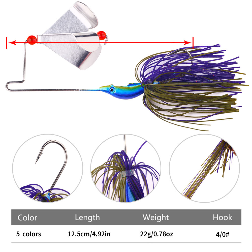 22g Buzzbait Fishing Lure with - огляд і ціна Fishing Lure Buzzbait