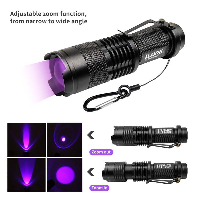 Mini UV Flashlight 395nm Ultra - огляд і ціна Fishing Lure Kit