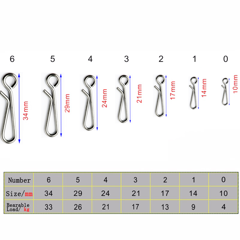 50pcs/box Bearing Lock Rolling - огляд і ціна Fishing Lure Accessories
