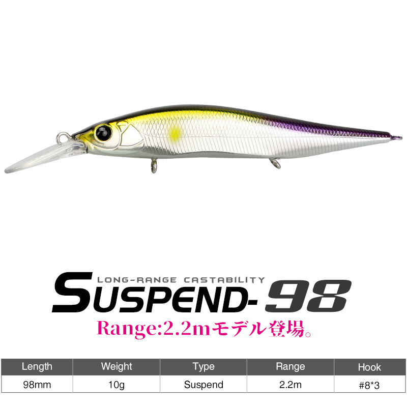 TSURINOYA  Suspending Minnow J - огляд і ціна Fishing Lure Swimbait
