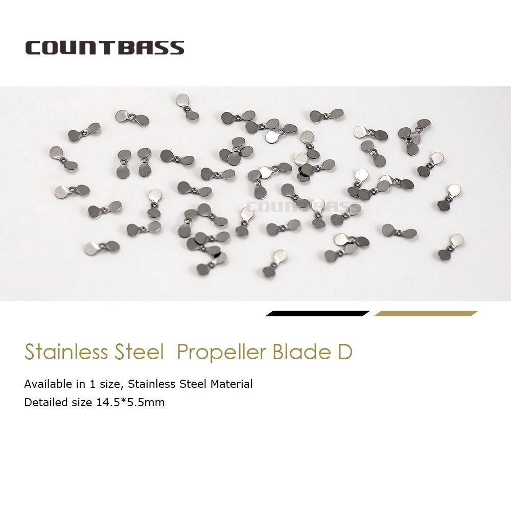 COUNTBASS 50pcs Stainless Stee - огляд і ціна Fishing Lure Blade Bait
