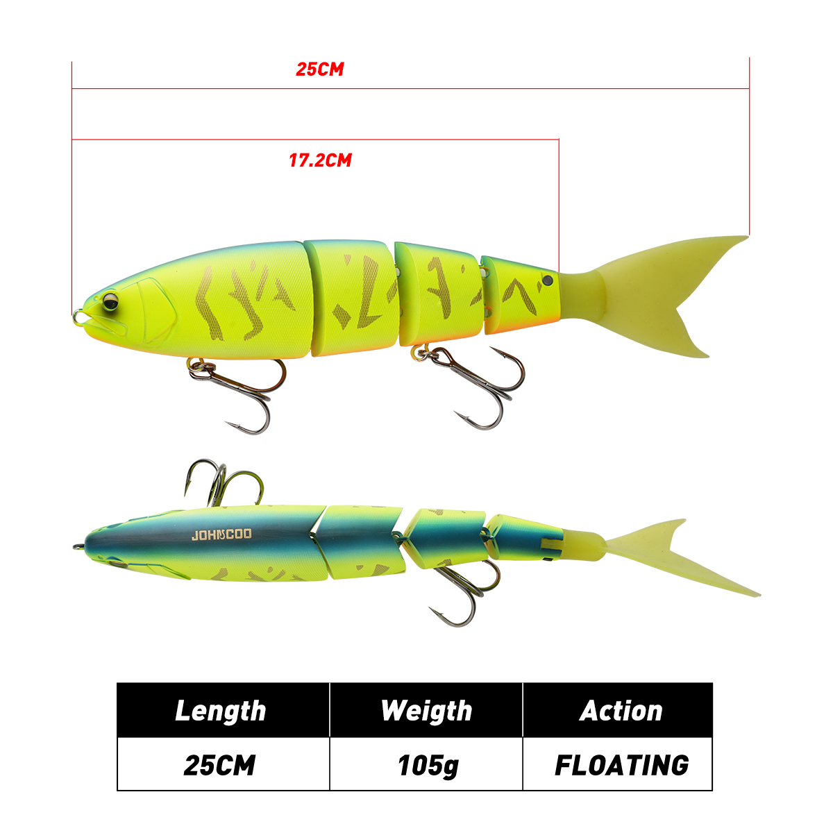 Johncoo Jointed Fishing Lure 2 - огляд і ціна Fishing Lure Popper