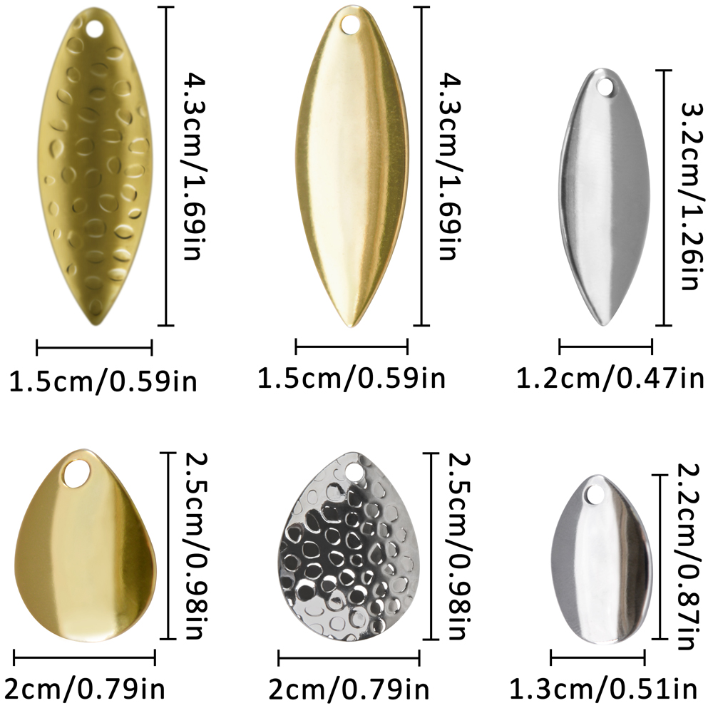 50Pcs Fishing Lure Spinner Bla - огляд і ціна Fishing Lure Buzzbait