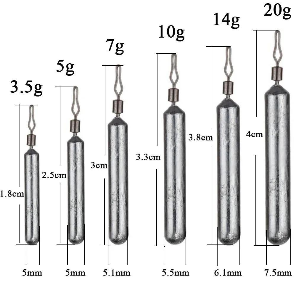 45pcs/box Fishing Weight 3.5g  - огляд і ціна Fishing Lure Box
