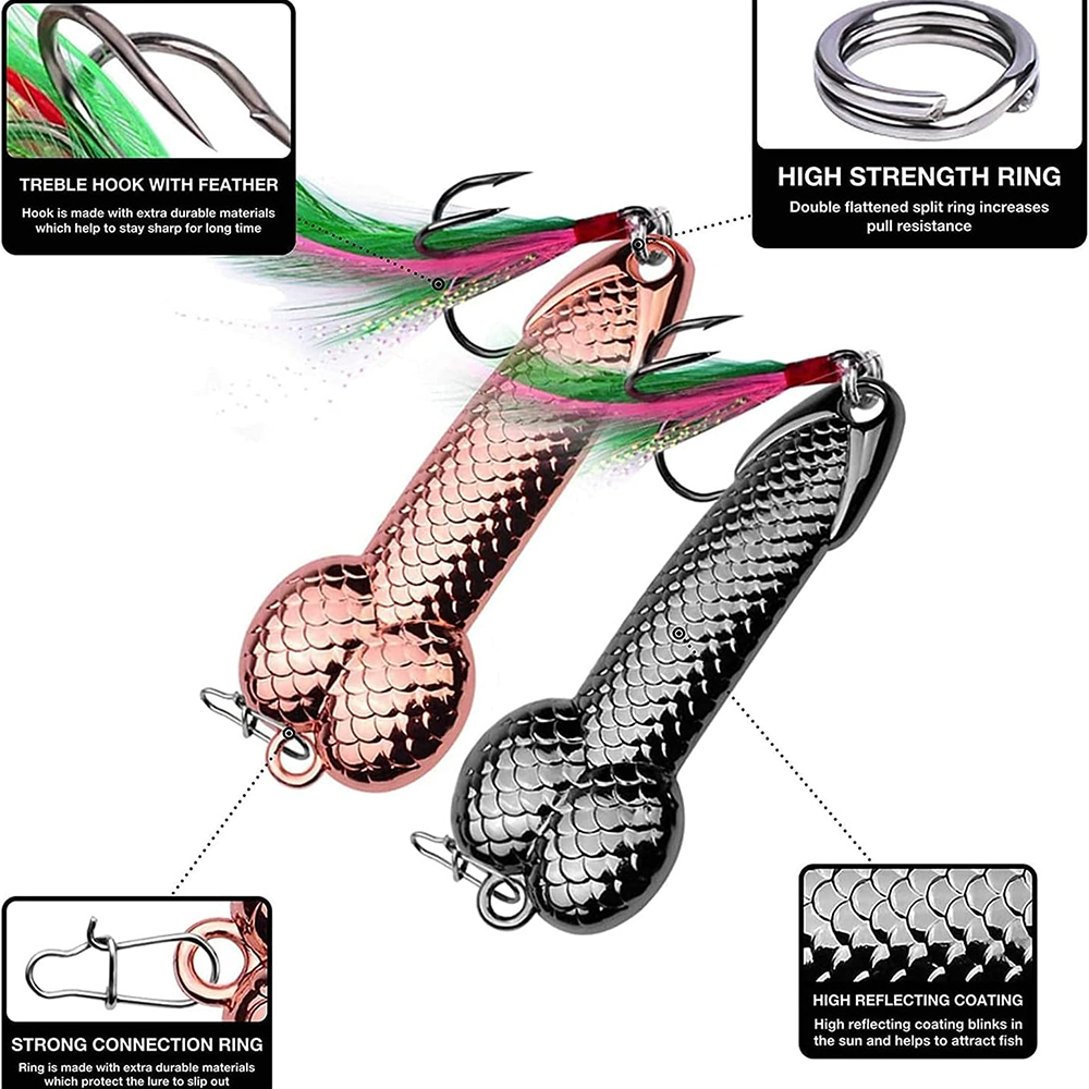 Metal Penis VIB Fishing Lure 3 - огляд і ціна Fishing Lure Blade Bait