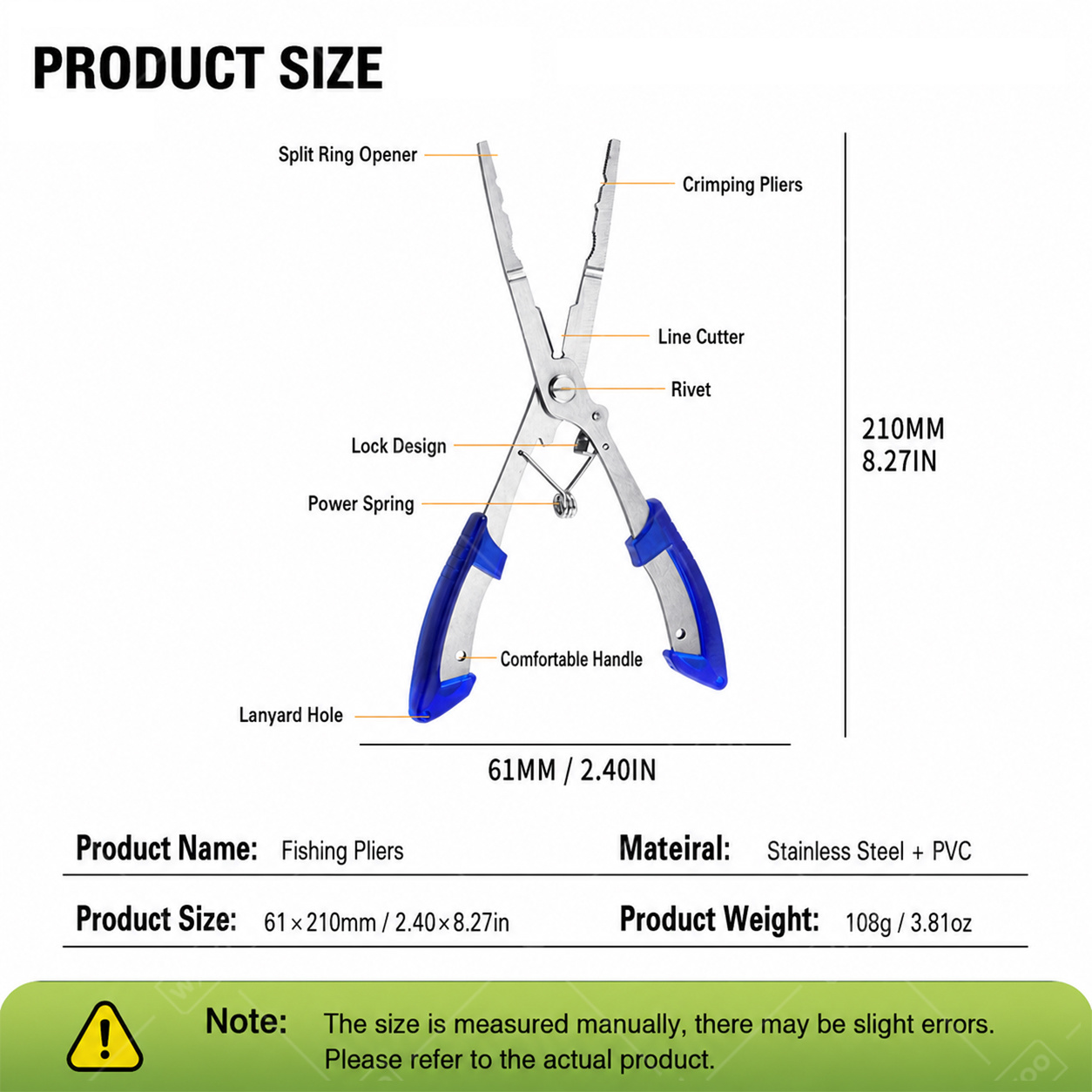 Multi-Function Stainless Steel - огляд і ціна Fishing Lure Kit