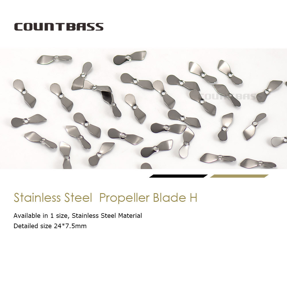 Countbass 50pcs Stainless Stee - огляд і ціна Fishing Lure Blade Bait